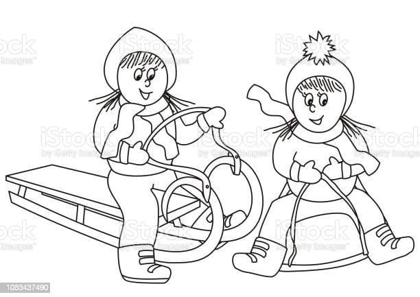 Free Printable Bobsled To Print coloring page for kids of all ages. Bobsled coloring pages are a fun way for kids of all ages to develop creativity,