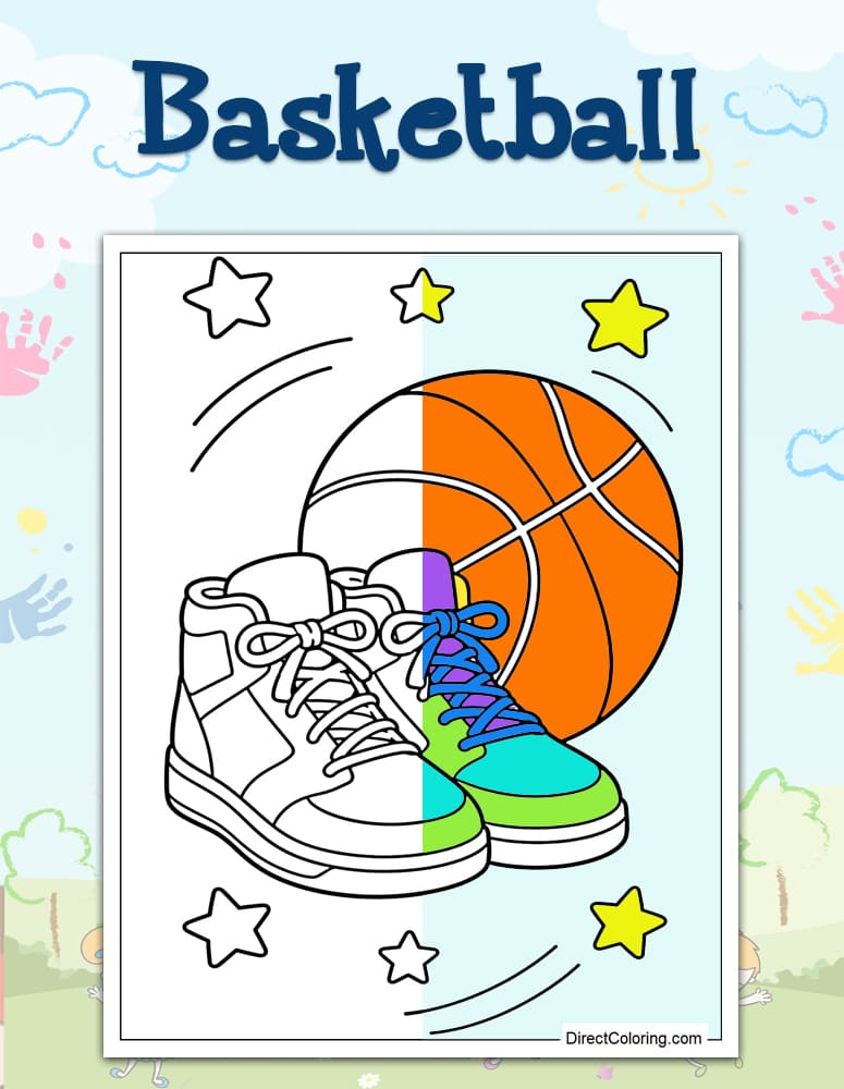 Basketball Coloring Pages
