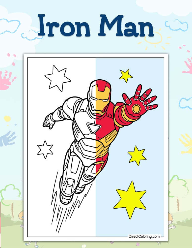 Iron Man Coloring Pages