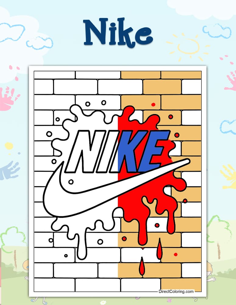 Nike Coloring Pages