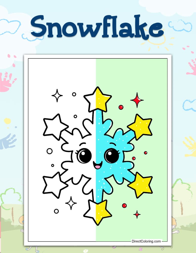 Snowflake Coloring Pages