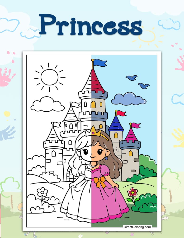 Princess Coloring Pages