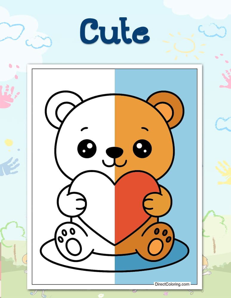 Cute Coloring Pages