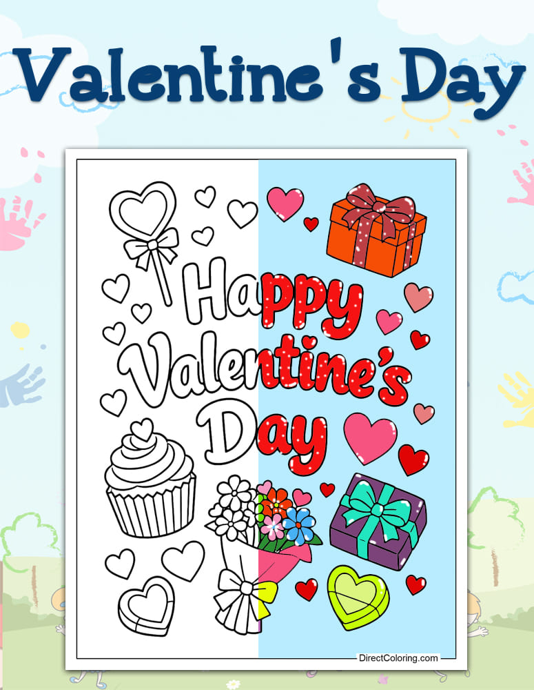 Valentine's Day Coloring Pages