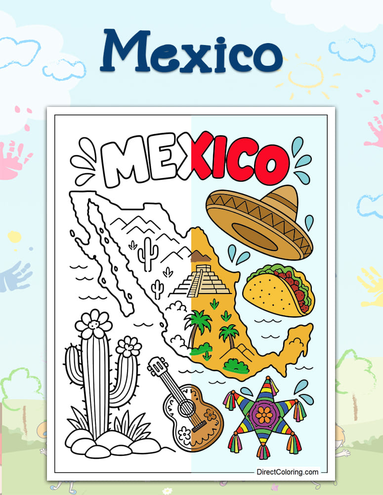 Mexico Coloring Pages