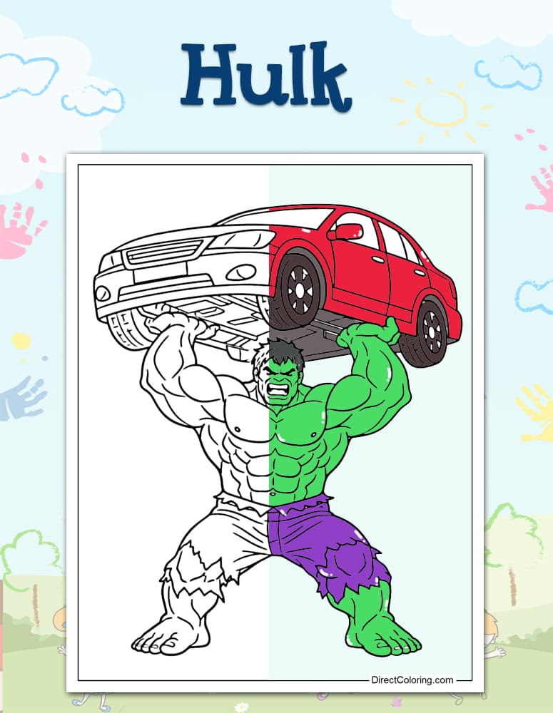 Hulk Coloring Pages