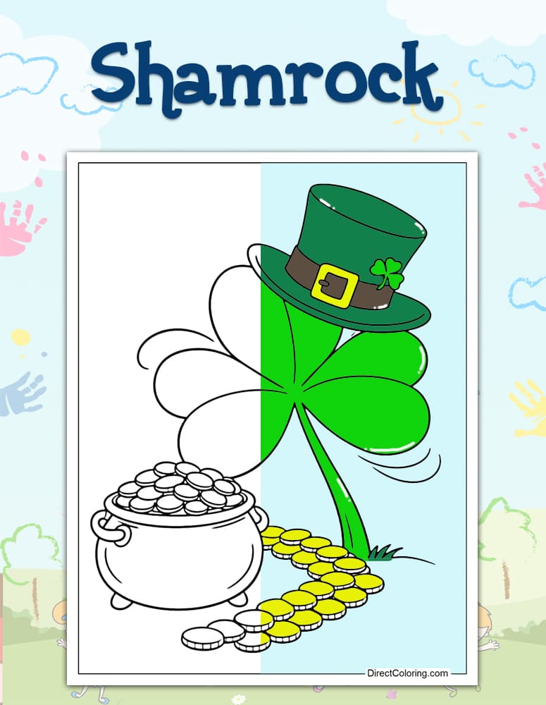 Shamrock Coloring Pages