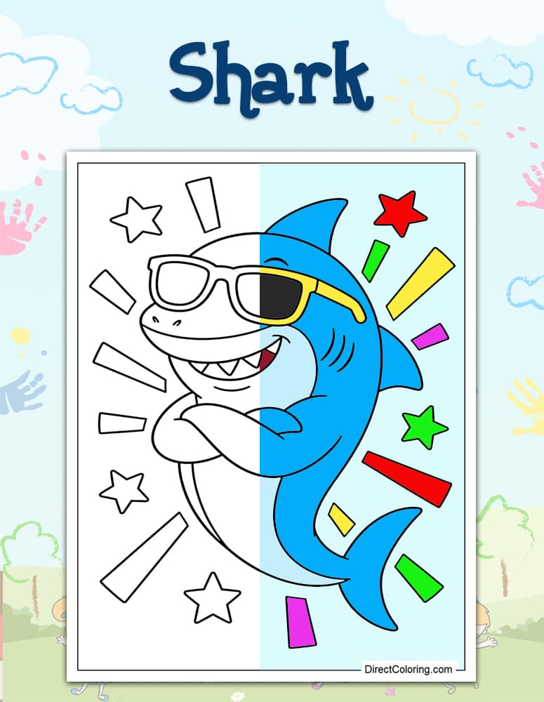 Shark Coloring Pages
