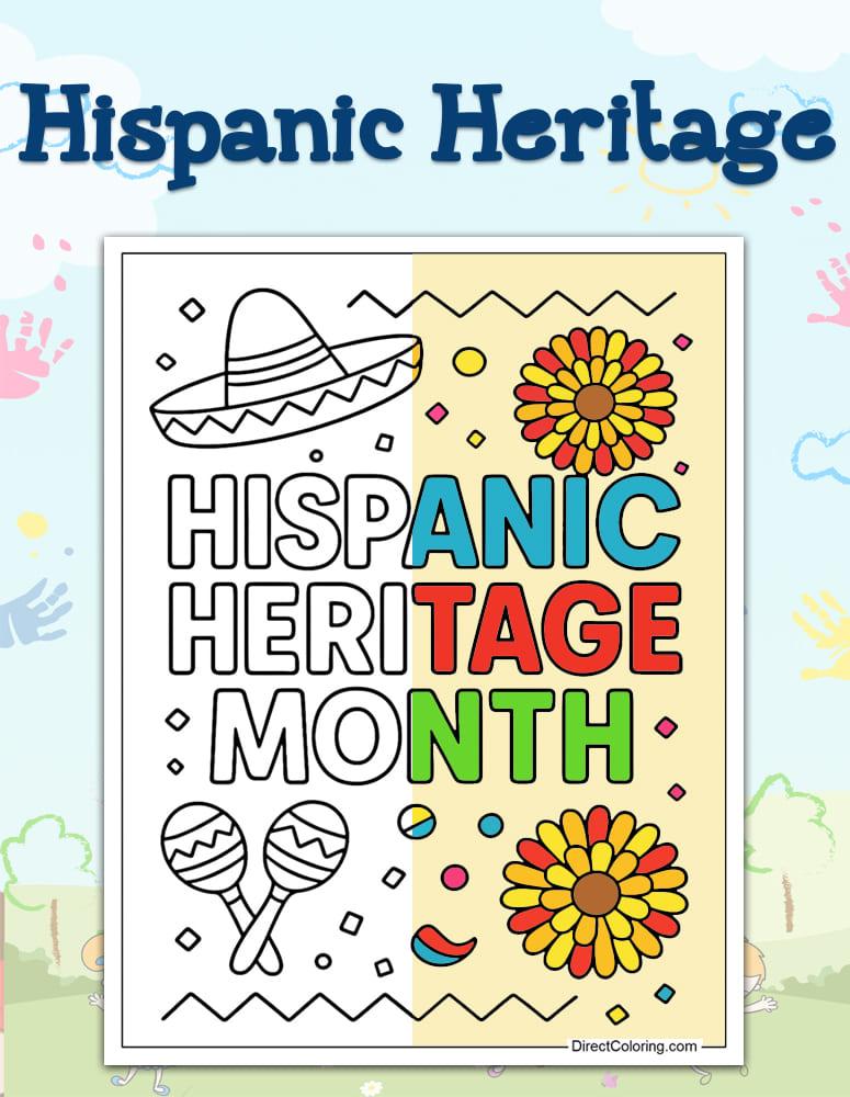 Hispanic Heritage Coloring Pages