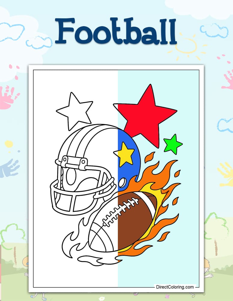 Football Coloring Pages