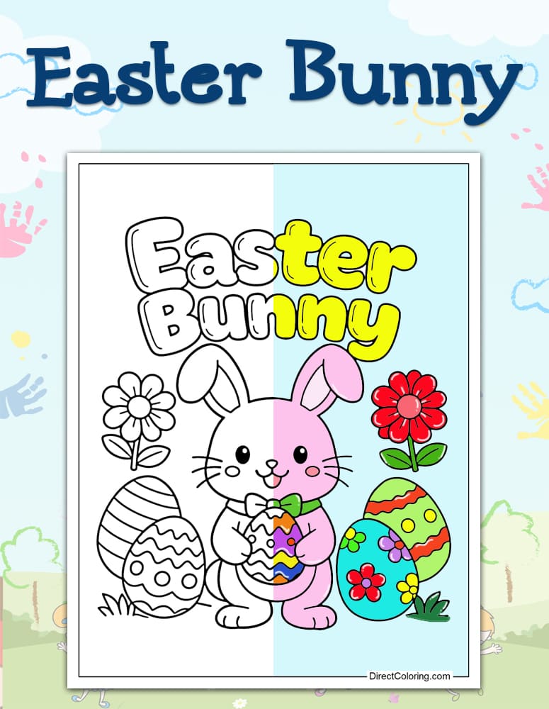 Easter Bunny Coloring Pages