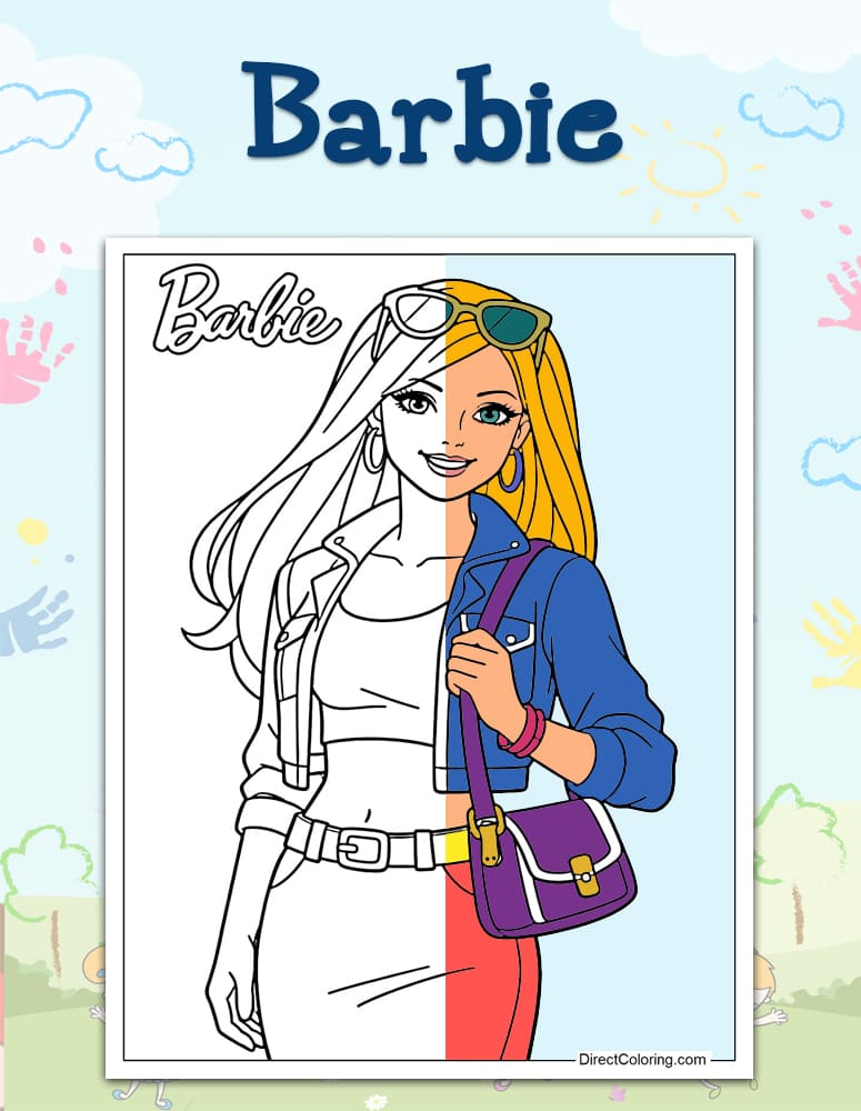 Barbie Coloring Pages