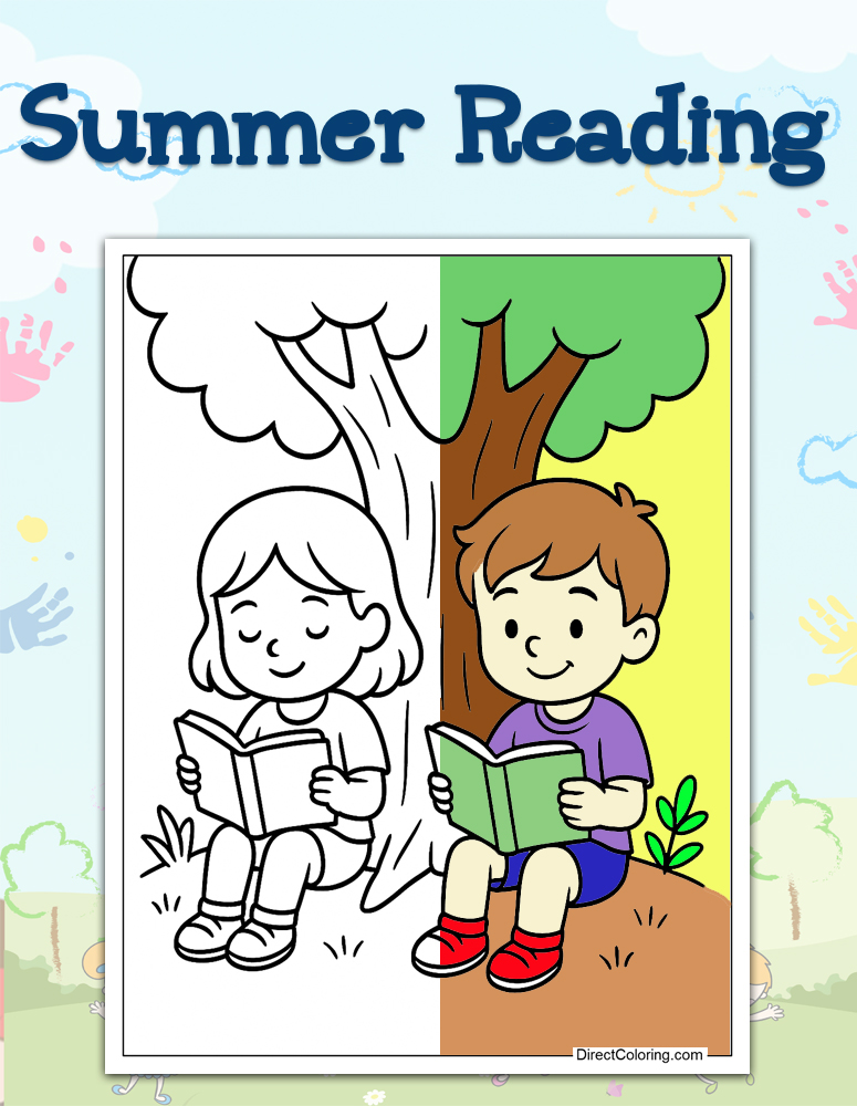 Outdoor Activities Coloring Pages – Free PDF to Download and Print