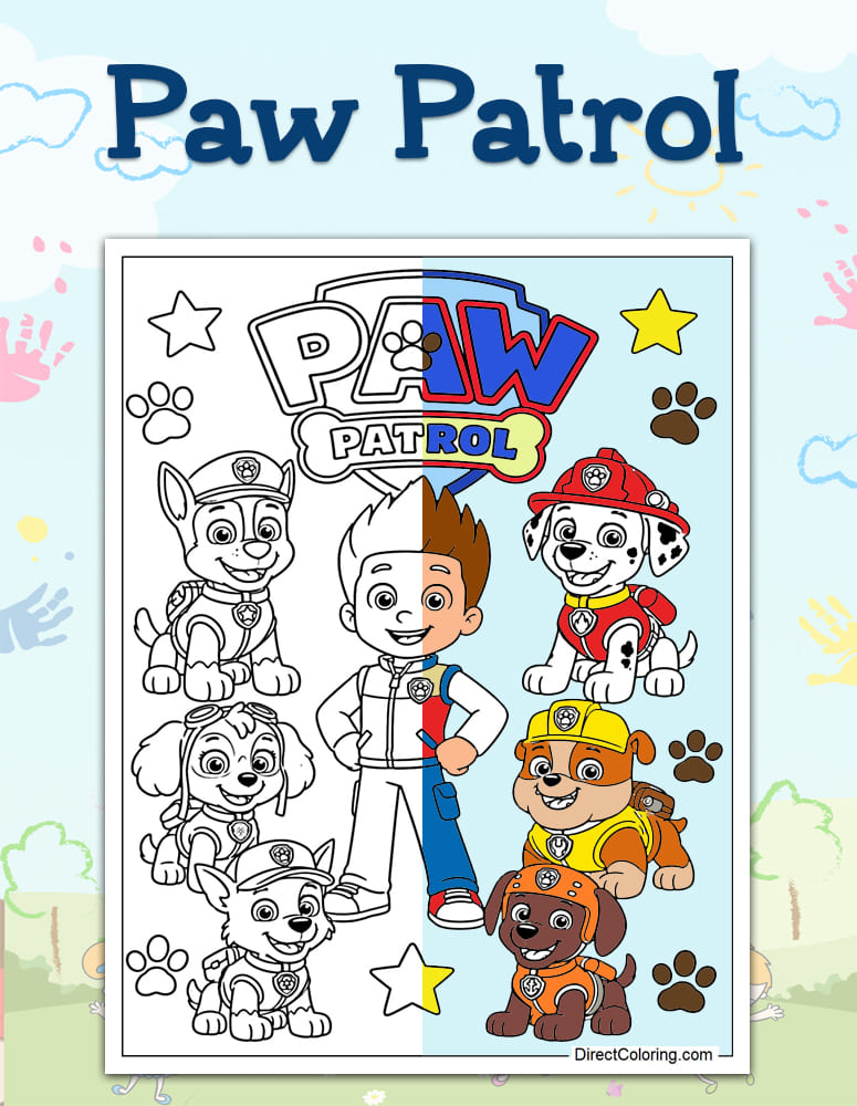 Paw Patrol Coloring Pages