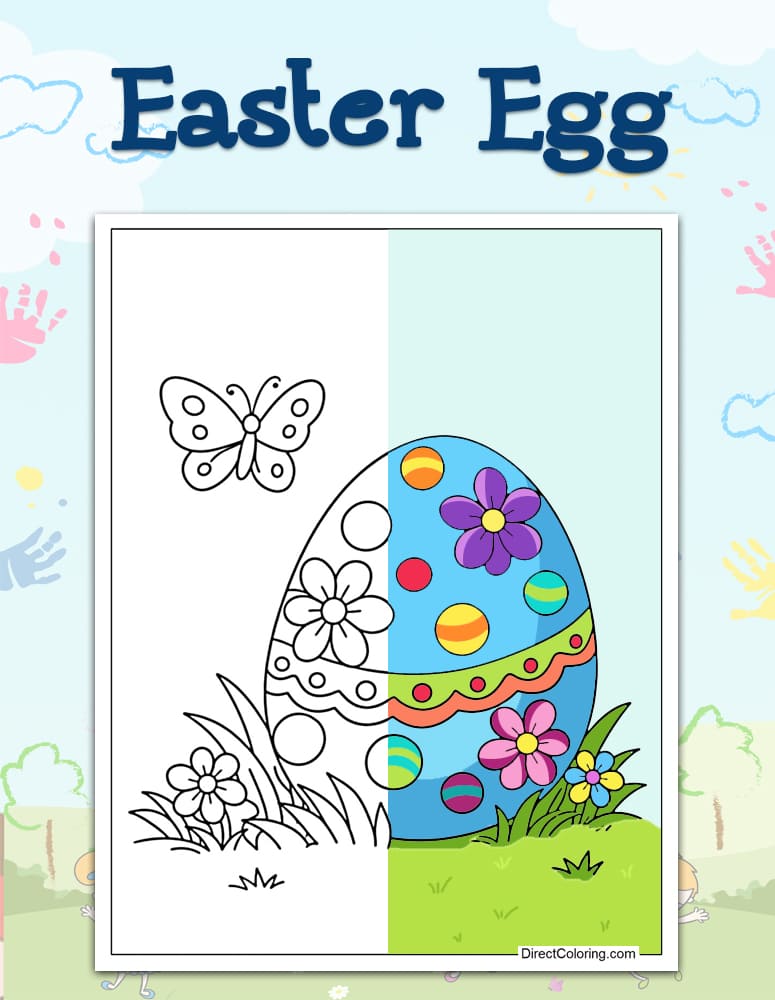 Easter Egg Coloring Pages