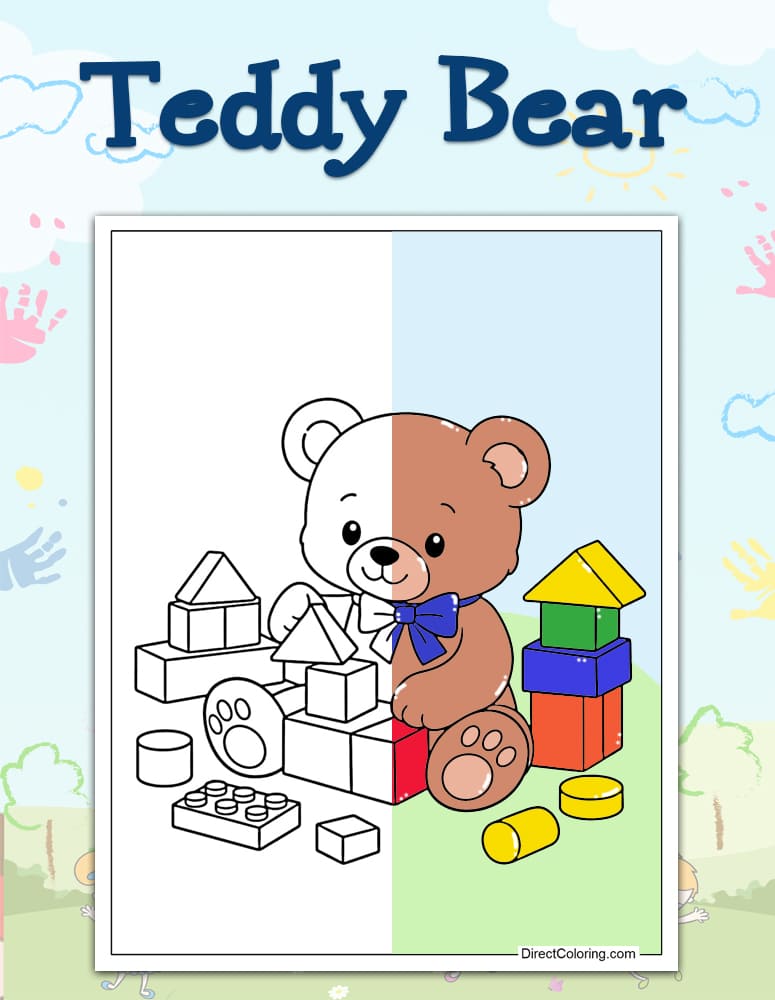 Teddy Bear Coloring Pages