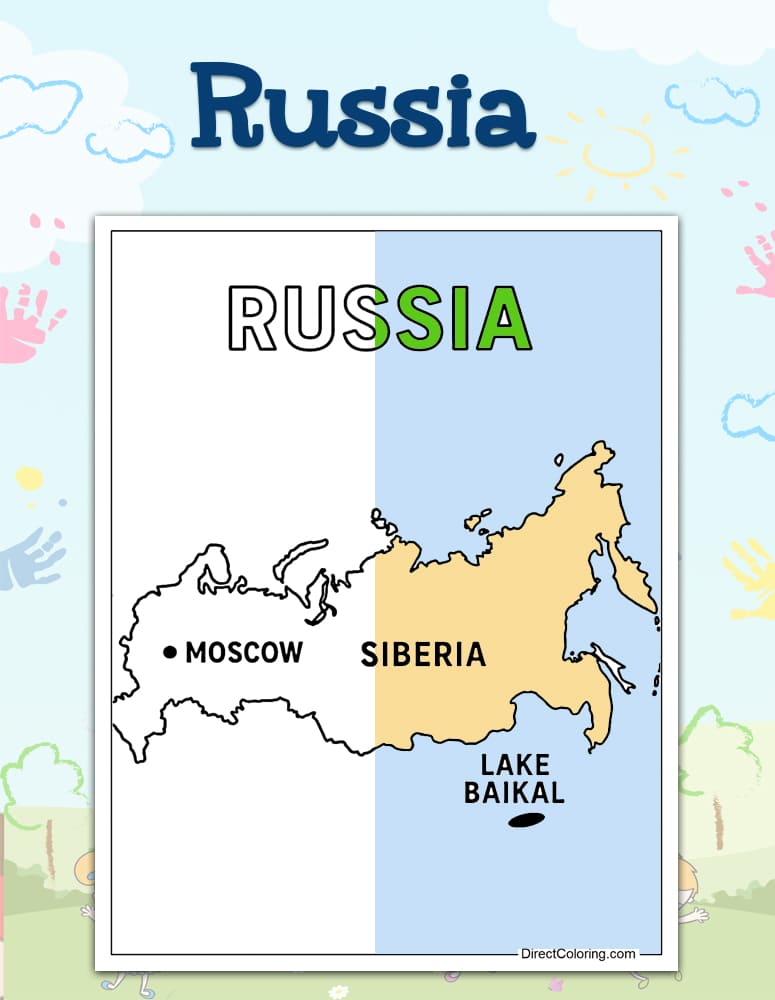 Russia Coloring Pages