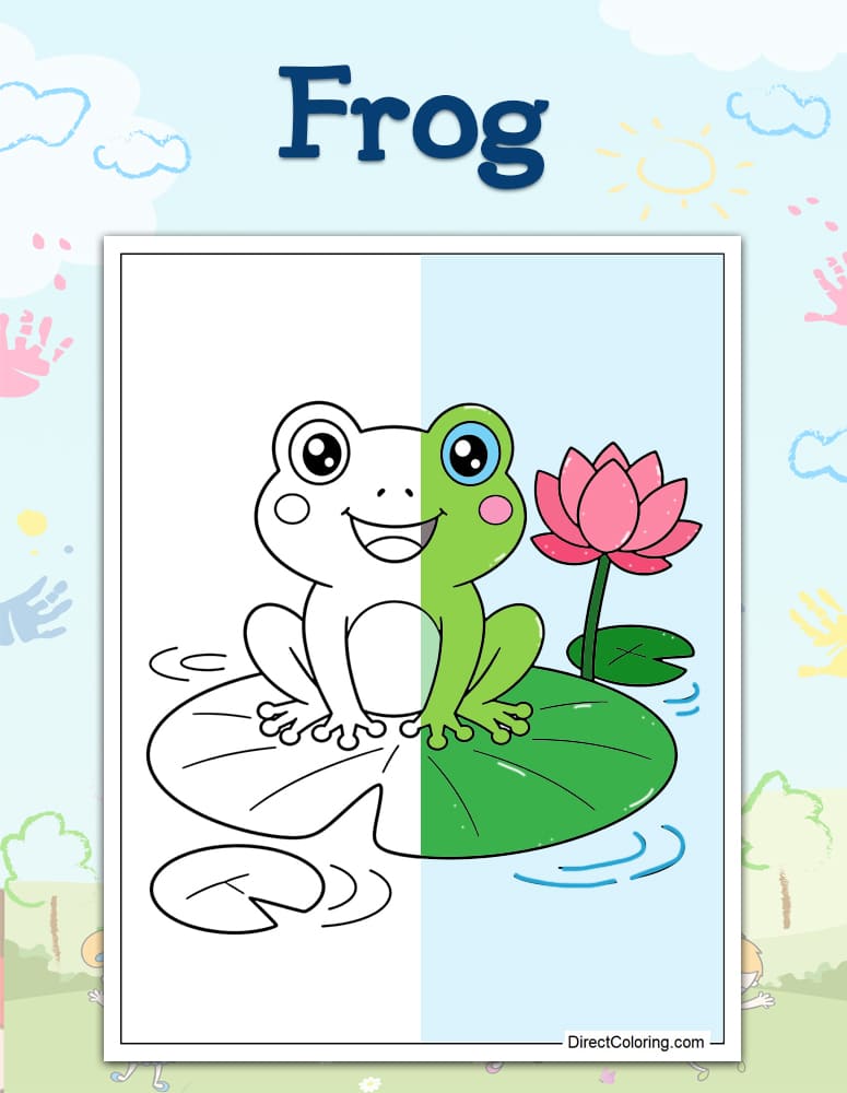 Frog Coloring Pages