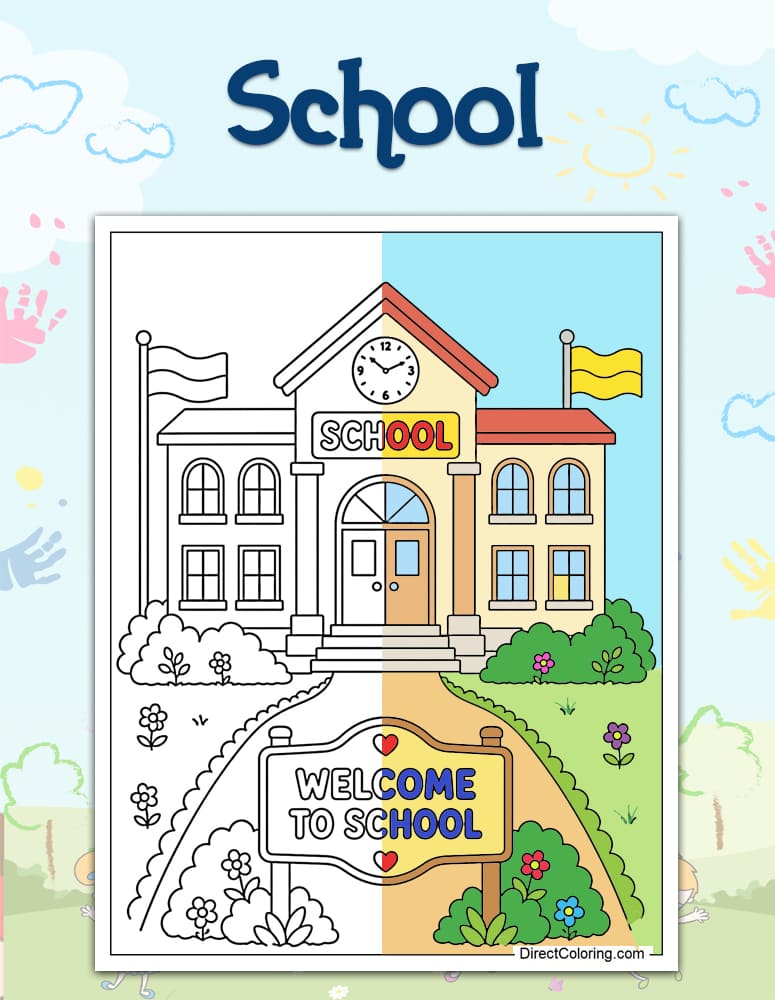 School Coloring Pages