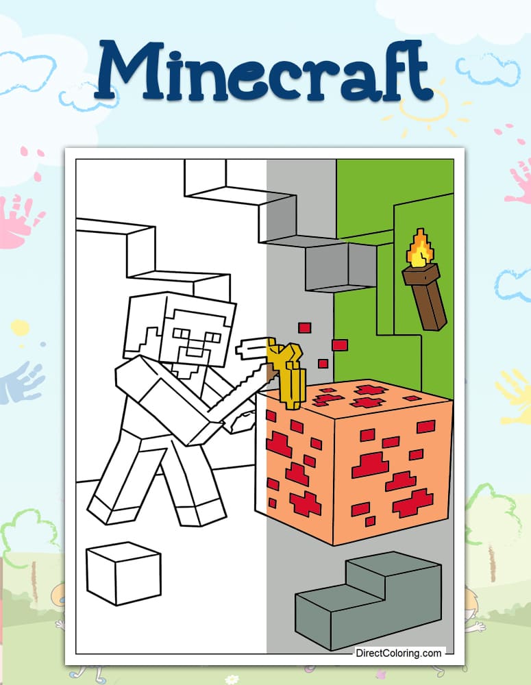 Minecraft Coloring Pages