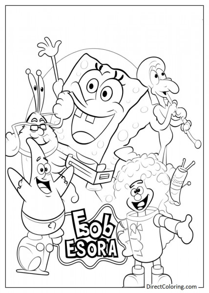 SpongeBob SquarePants character coloring