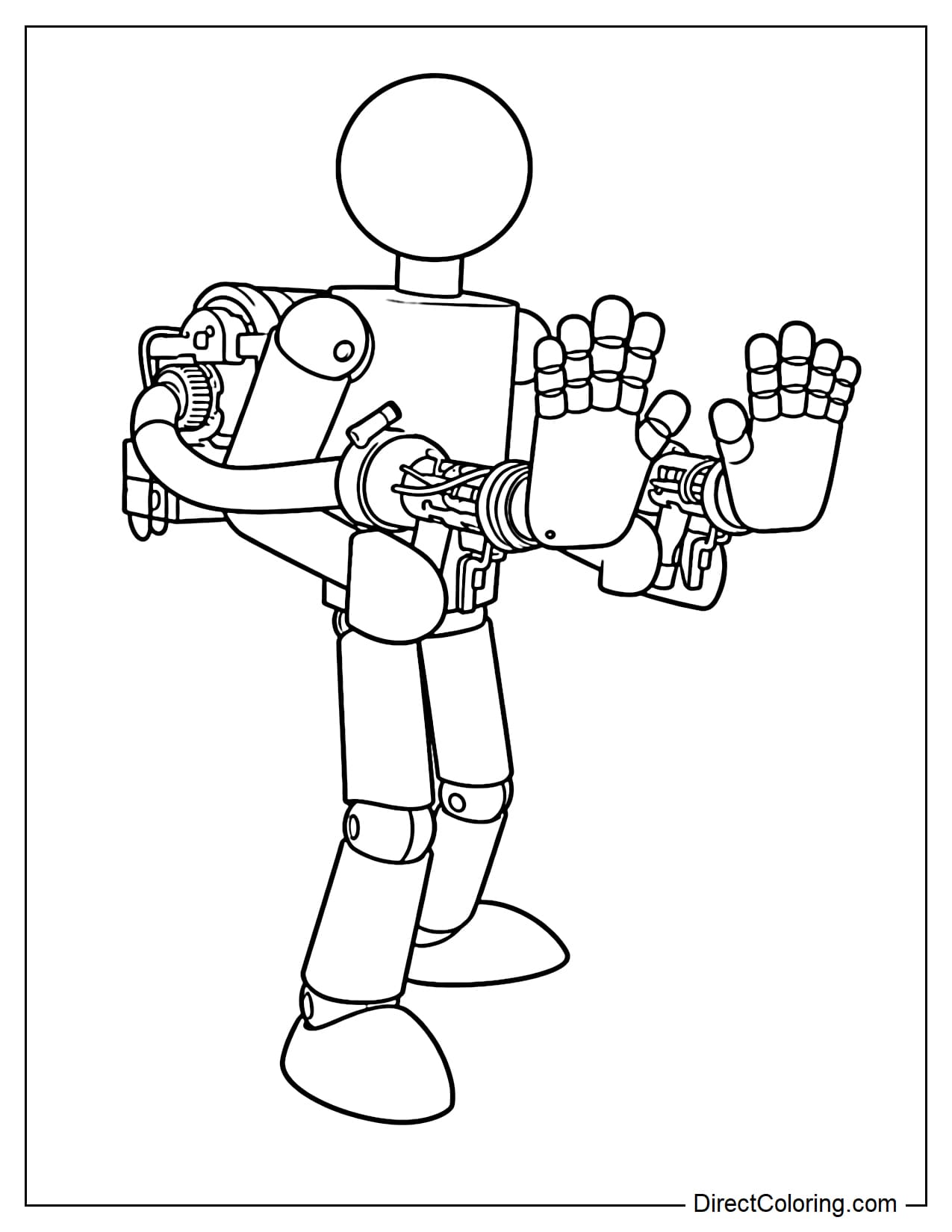 The player character in the world of Poppy Playtime, a minimalist figure equipped with a GrabPack.