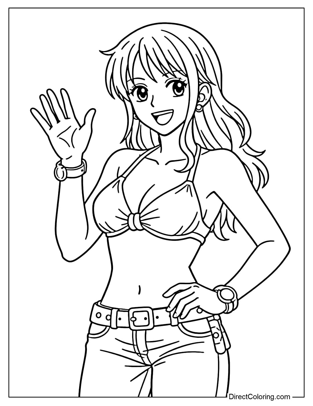 Nami Standing And Waving