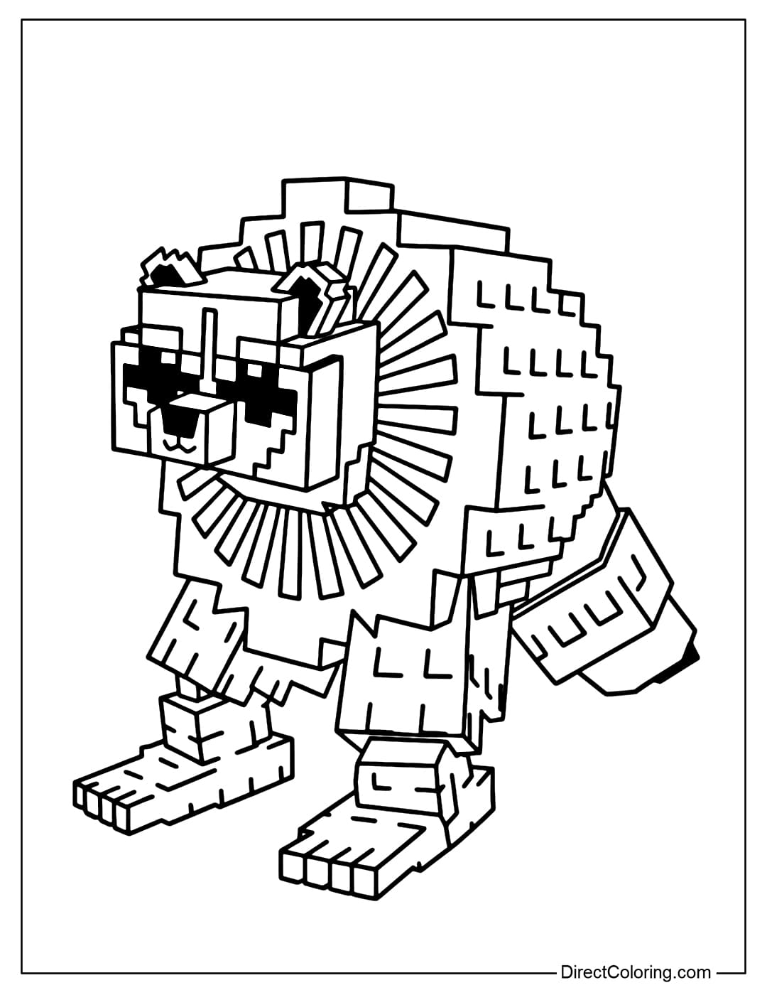 Pipi Kiwi Coloring Page from Steal a Brainrot Roblox game.