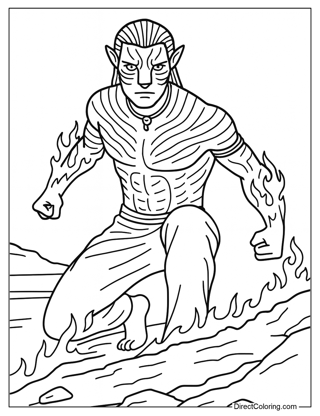 Avatar 3 Coloring Sheet