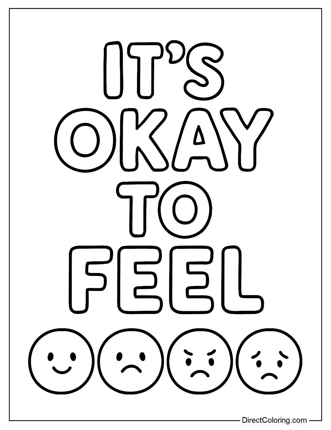 Coloring page The artistic word 