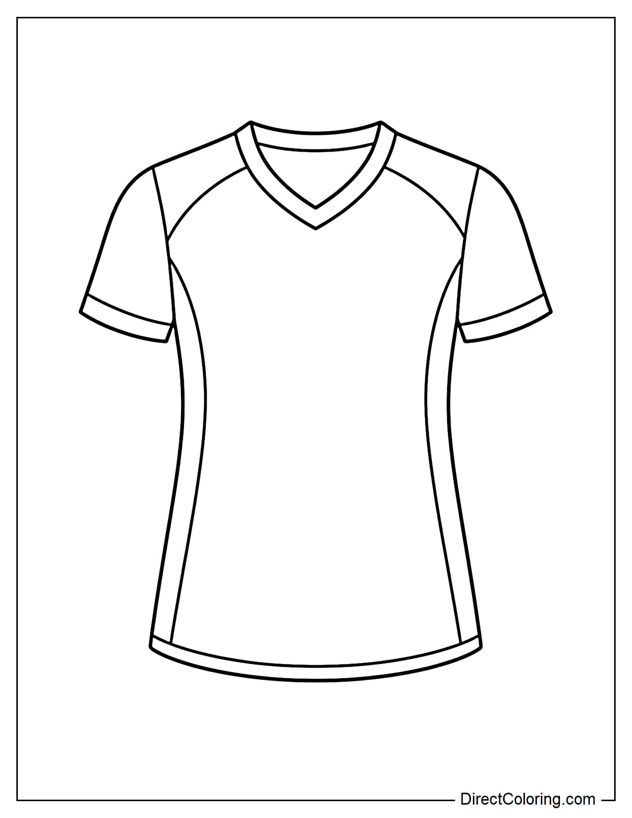A simple volleyball jersey shown from the front, with a clean athletic shape and no number, name, or logo.