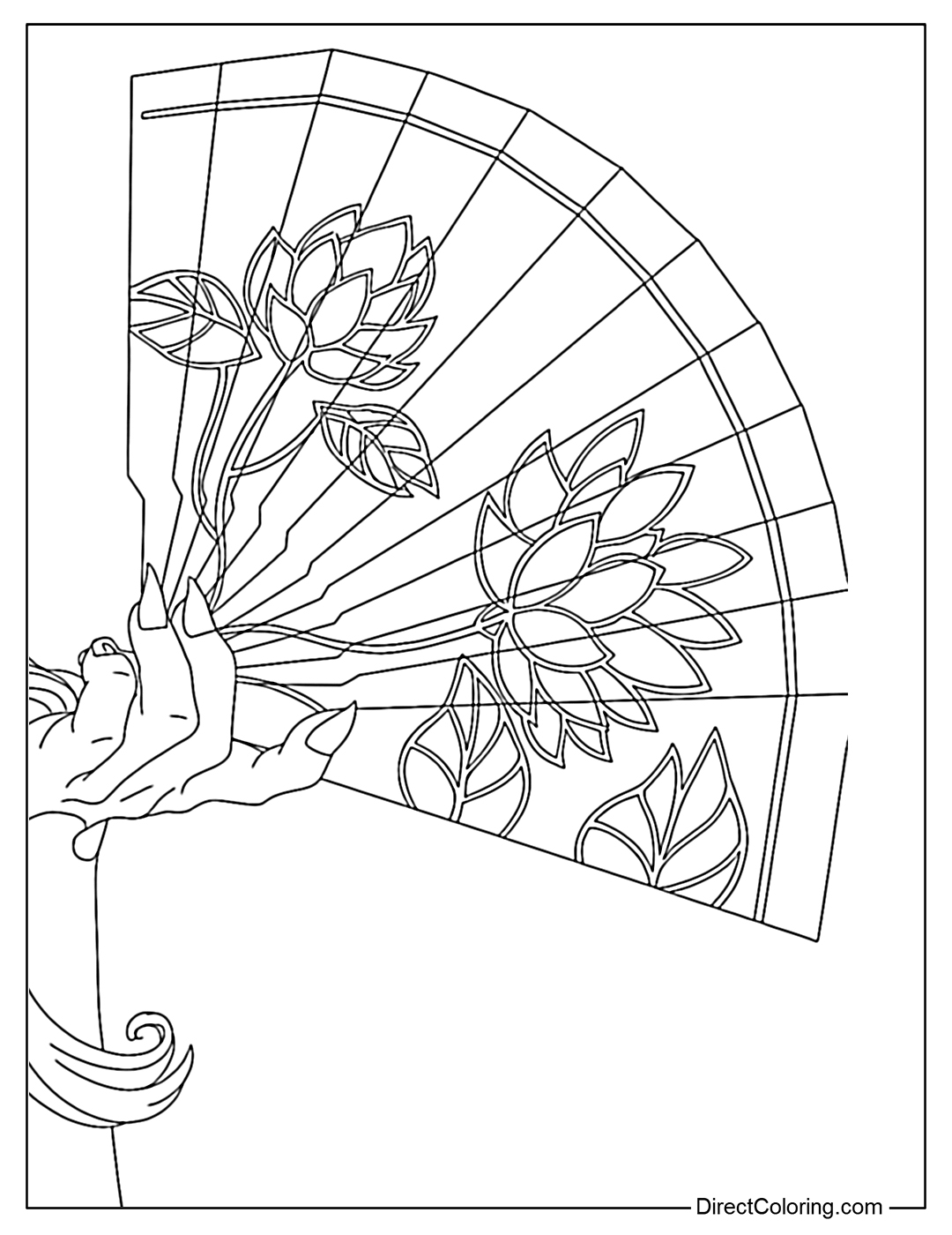 Demon Slayer Infinity Castle Coloring Page Free