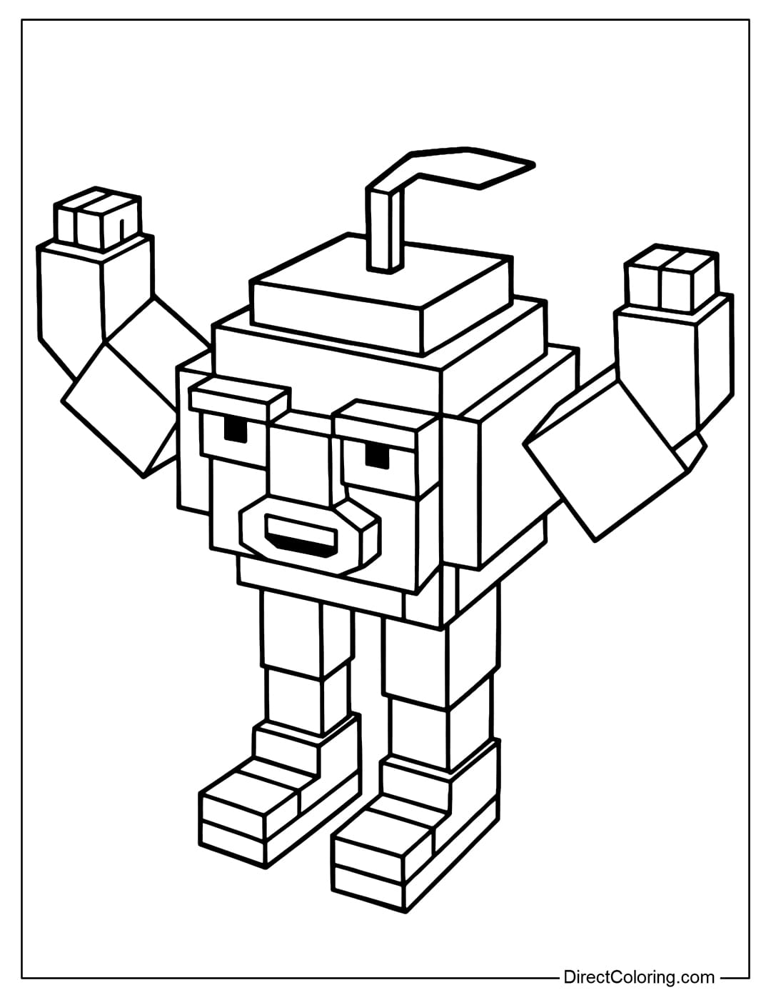 Odin Din Din Dun Coloring Page in Steal a Brainrot Roblox Game.