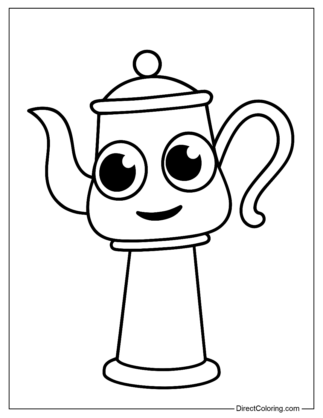 Sprunki Italian Brainrot Ta Ta Ta Sahur Coloring Page