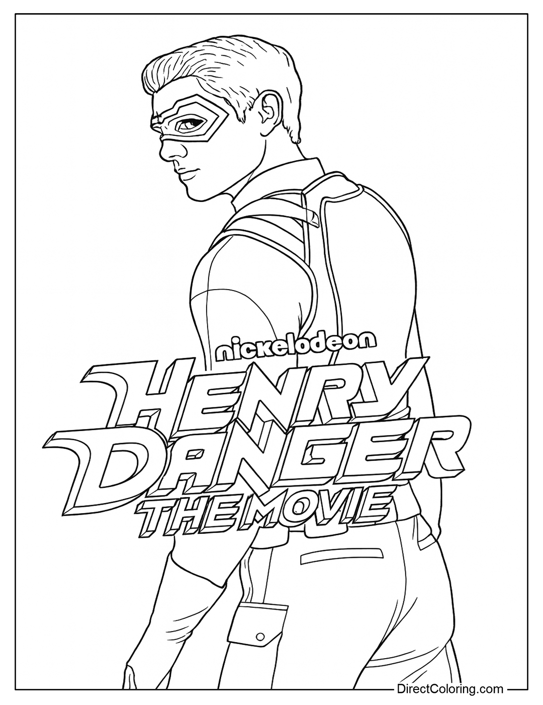 Free Henry Danger Coloring Page