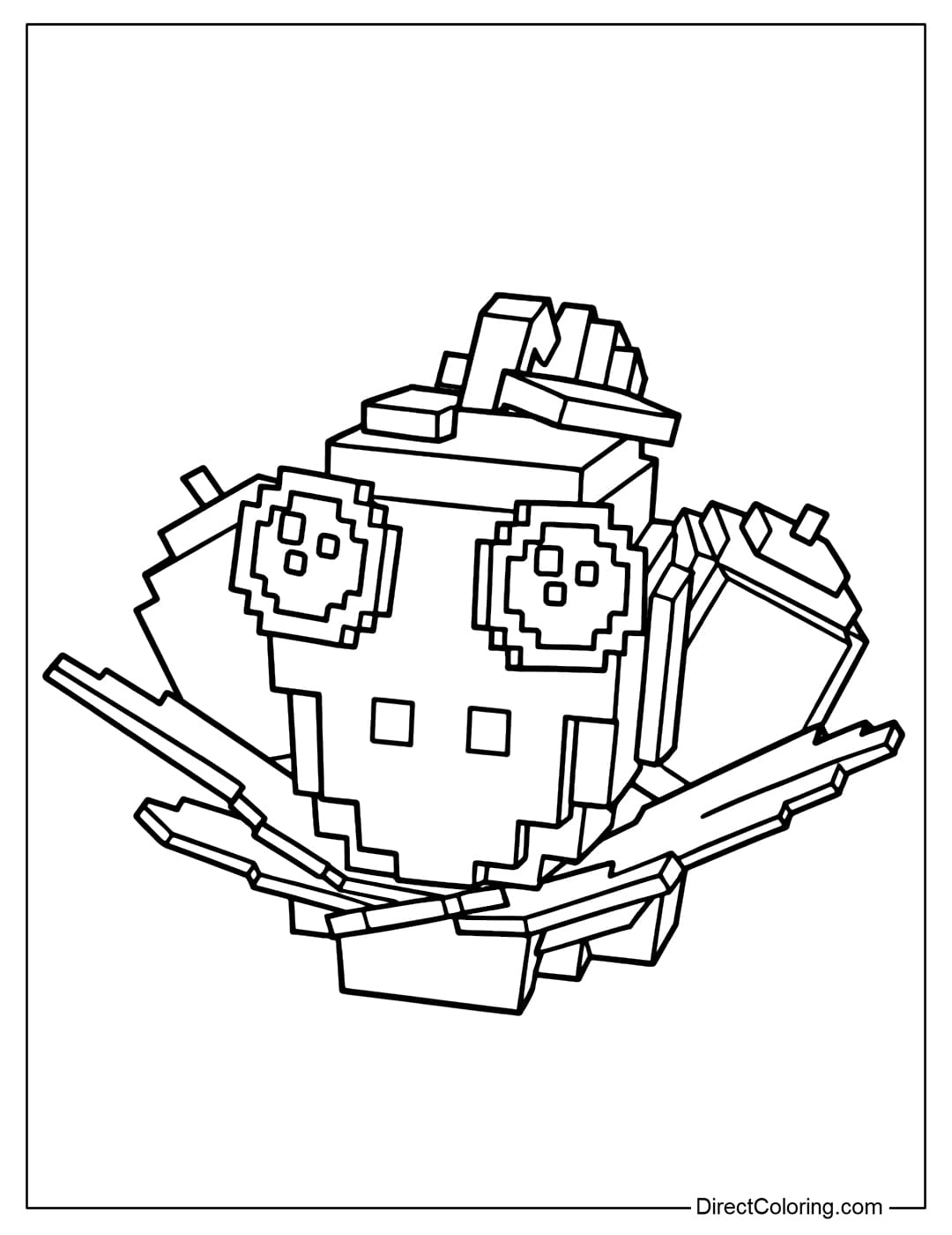 Mango coloring page in Plants vs Brainrots Roblox game.