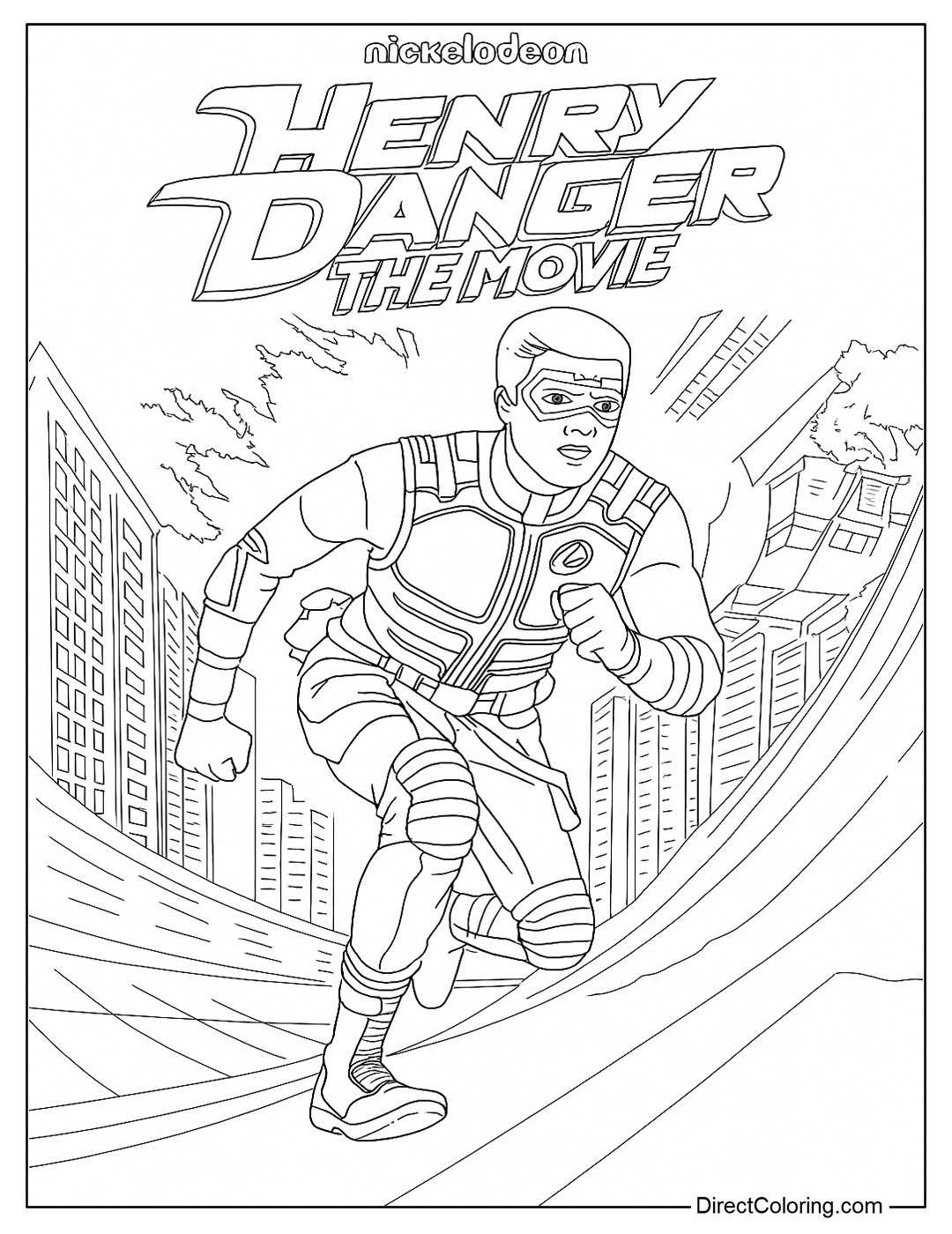 Henry Danger Coloring To Print