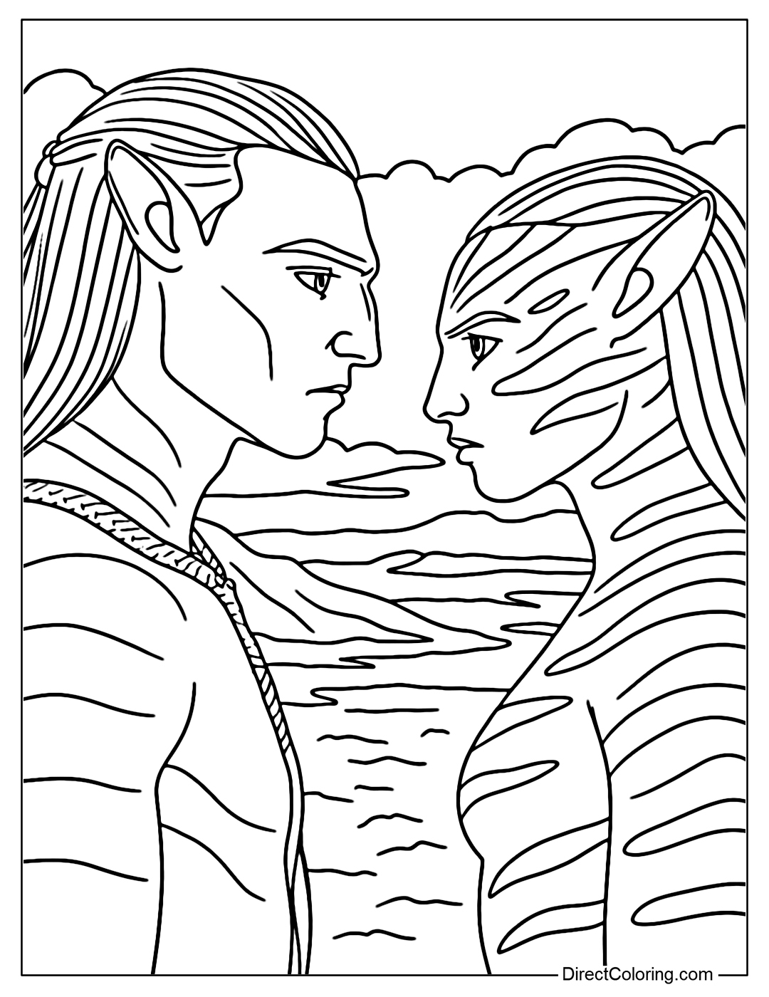 Avatar 3 Coloring Page Printable