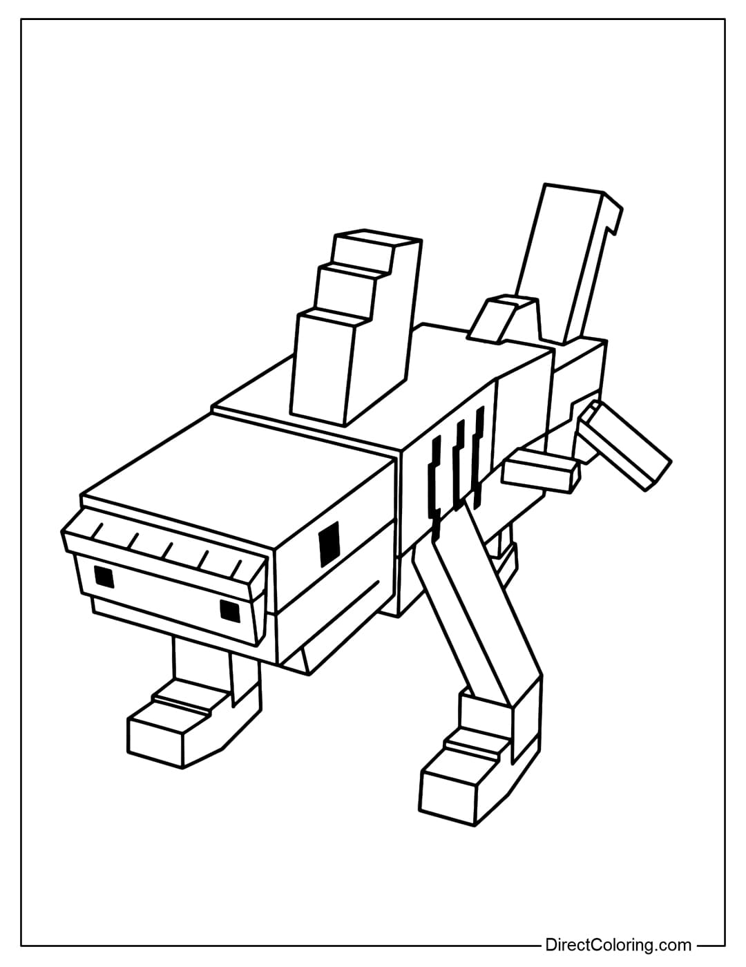 Tralalero Tralala Coloring Page in Steal a Brainrot Roblox Game.