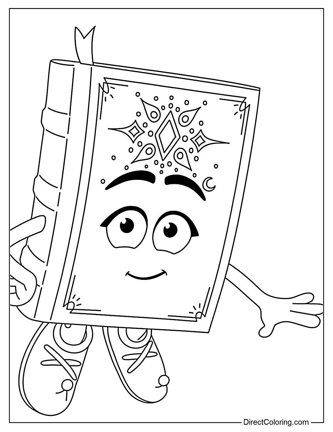 Jaunty Smurfs Movie Coloring Page