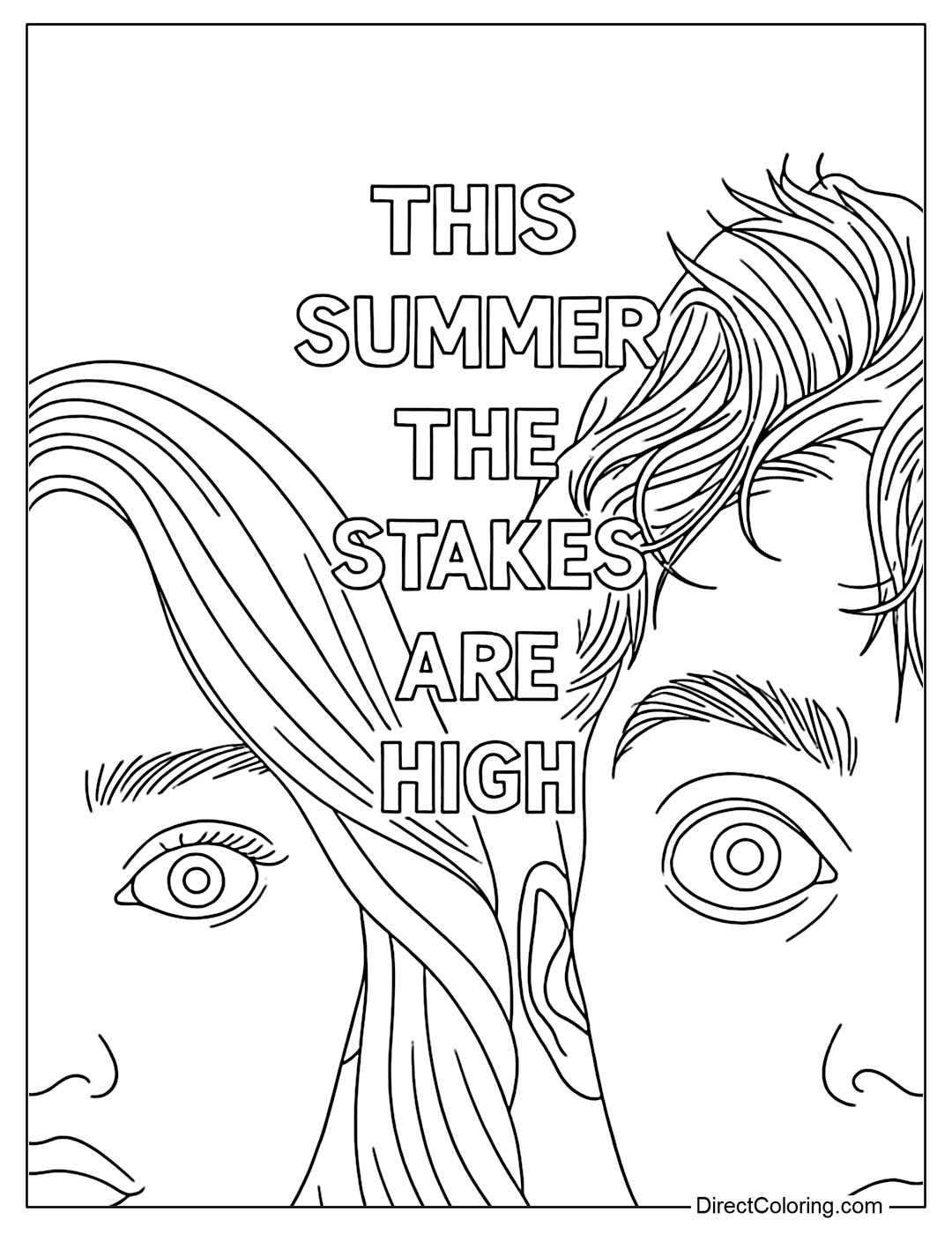Zombies 4 Coloring Page