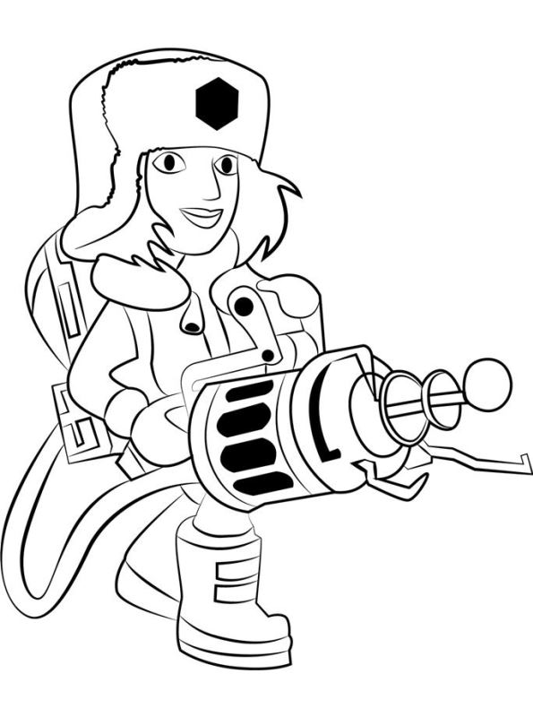 Free Printable Boom Beach Cryoneer coloring page for kids of all ages. Boom Beach coloring pages are a fun way for kids of all ages to develop creativity,